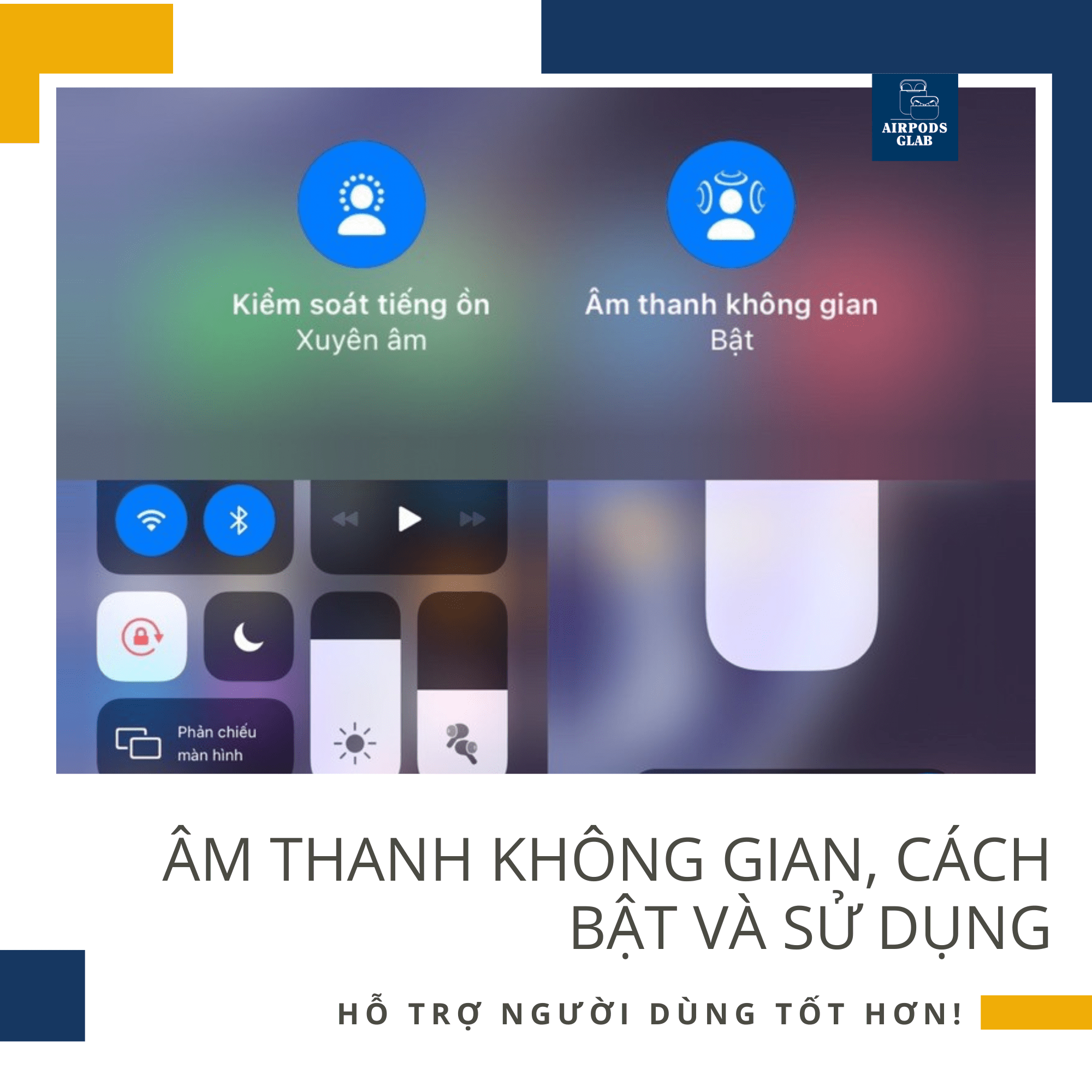 Âm thanh không gian trên AirPods Pro là gì? Khám Phá Công Nghệ Âm Thanh Hiện Đại